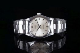 GENTLEMENS ROLEX OYSTER PRECISION WRISTWATCH REF. 6426 CIRCA 1971, circular silver dial with