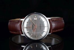 GENTLEMEN'S OMEGA AUTOMATIC CHRONOMETER CONSTELLATION REF 168.004, circular silver quartered dial,