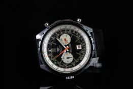 GENTS BREITLING NAVITIMER DDE BR 1152-67, circular black and white dial with hour markers and