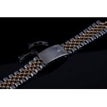 GENTLEMENS ROLEX STEEL AND GOLD JUBILEE 20MM BRACELET, steel and gold, comes with both end links,