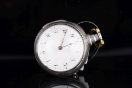 ANTIQUE ANDERSON OF LIVERPOOL GEORGE III POCKET WATCH PAIR CASED CIRCA 1811, circular white dial