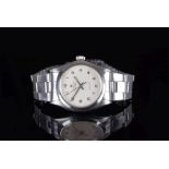 GENTLEMENS ROLEX OYSTER PRECISION WRISTWATCH REF. 6426 CIRCA 1966, circular off white dial with