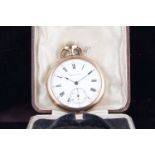 VINTAGE TAVANNES POCKET WATCH, VINTAGE GOLD PLATED