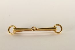 Vintage Cartier Riding Bit Brooch, in 18ct, signed Cartier Paris ' IM France , partially visible