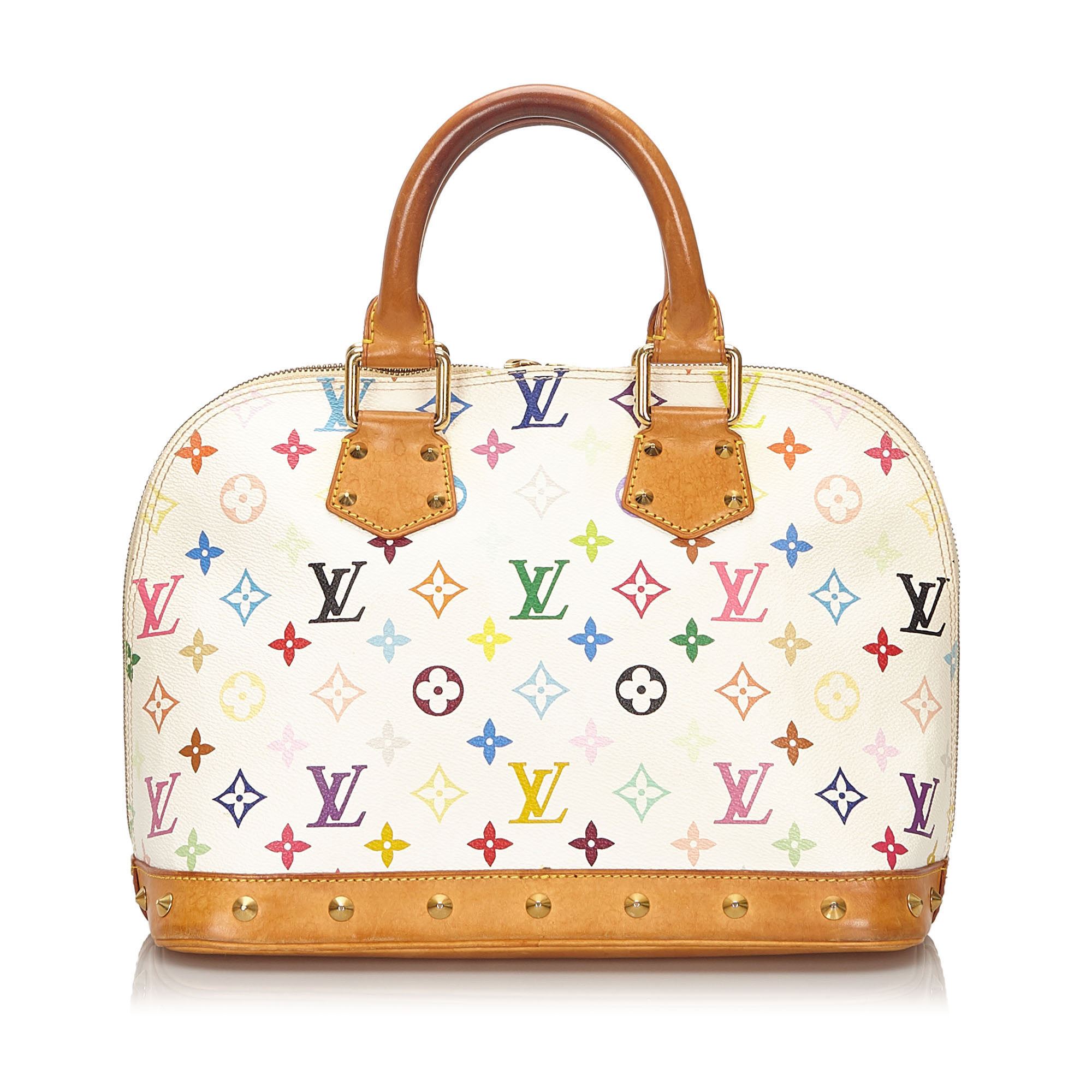 Louis Vuitton Monogram Multicolore Alma PM Handbag, the Alma PM features the Monogram Multicolore - Image 3 of 11