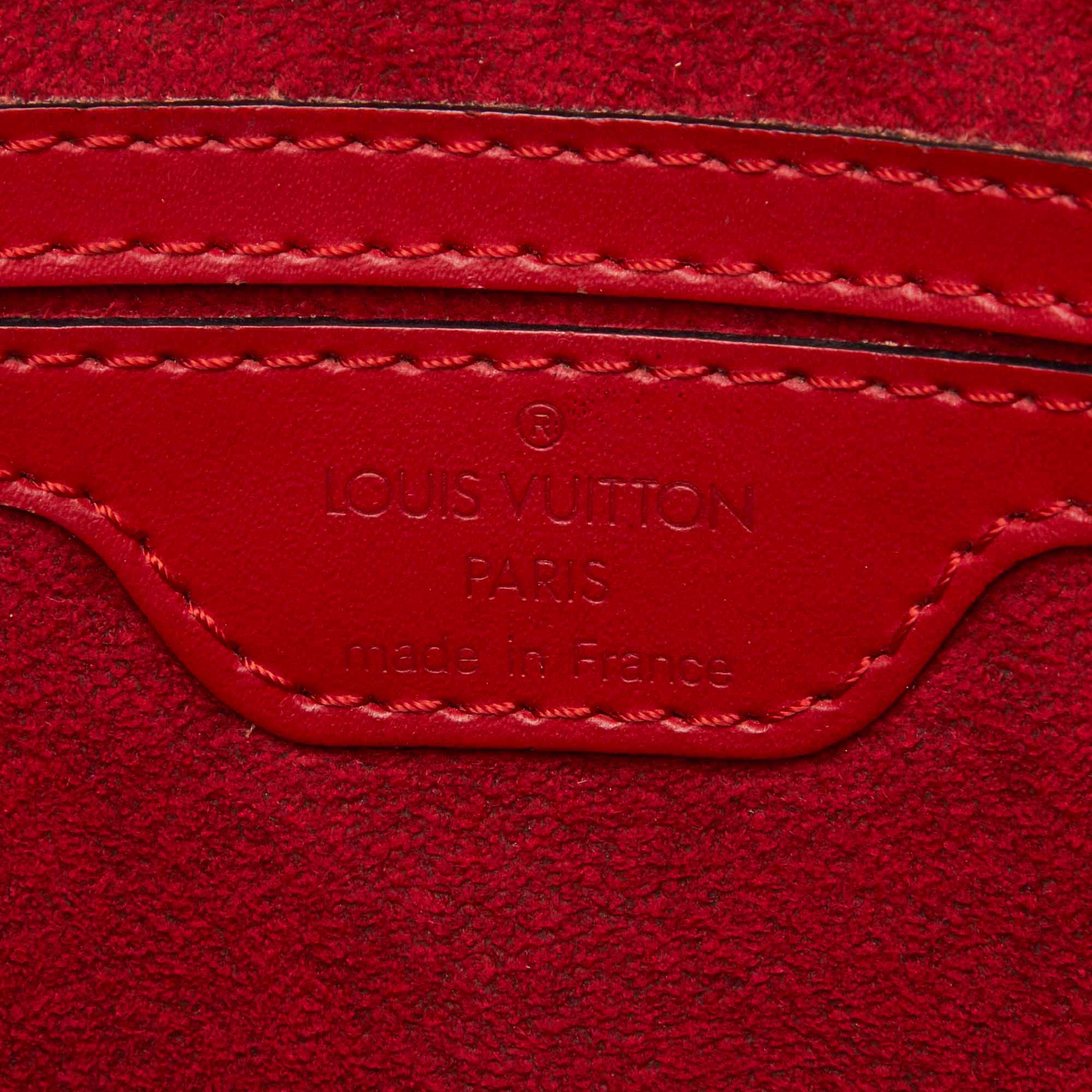 Louis Vuitton Epi Saint Jacques PM Short Strap Handbag, the Saint Jacques features an epi leather - Image 6 of 9