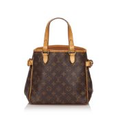 Louis Vuitton Monogram Batignolles Vertical Tote Bag, the Batignolles features a monogram canvas