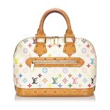 Louis Vuitton Monogram Multicolore Alma PM Handbag, the Alma PM features the Monogram Multicolore