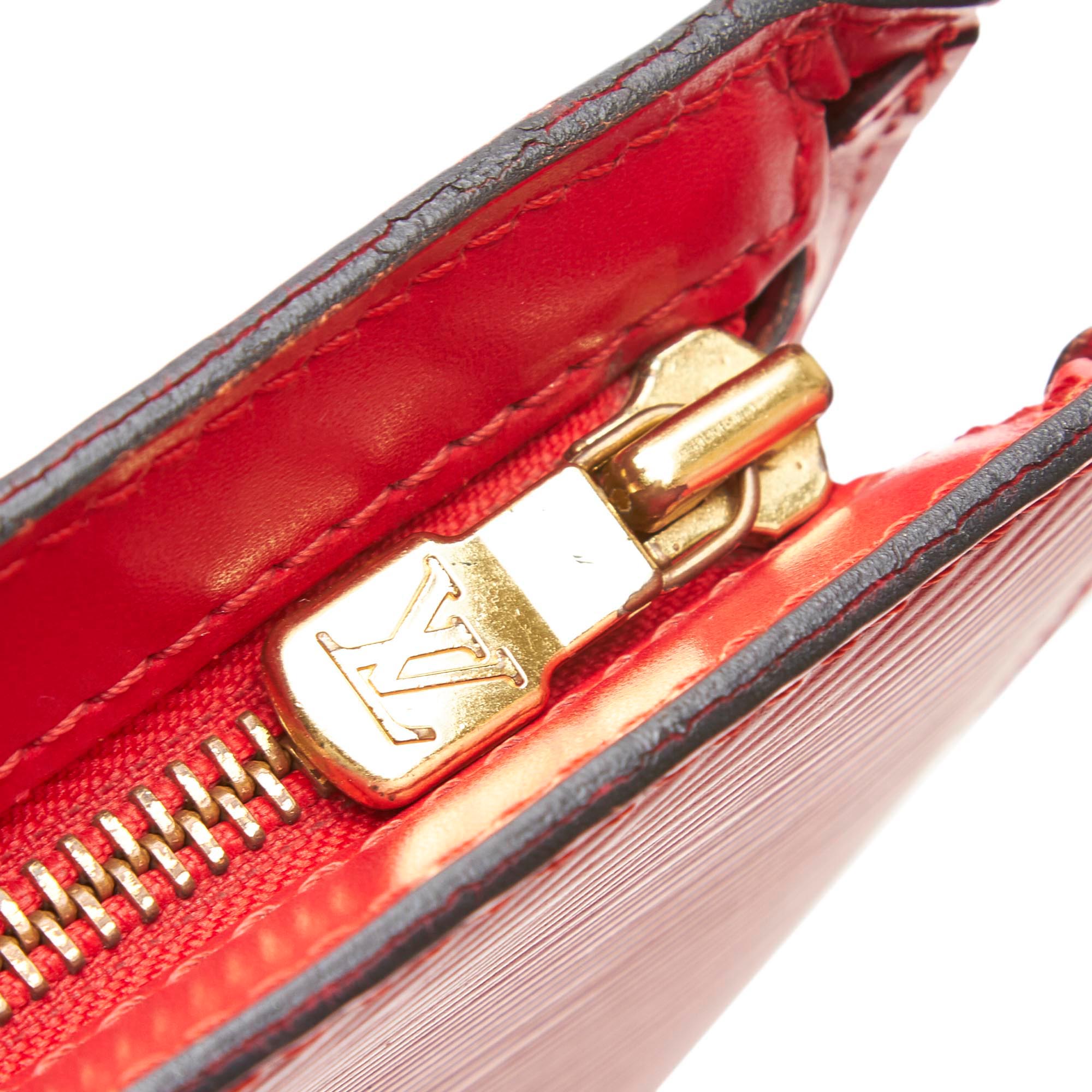 Louis Vuitton Epi Saint Jacques PM Short Strap Handbag, the Saint Jacques features an epi leather - Image 8 of 9