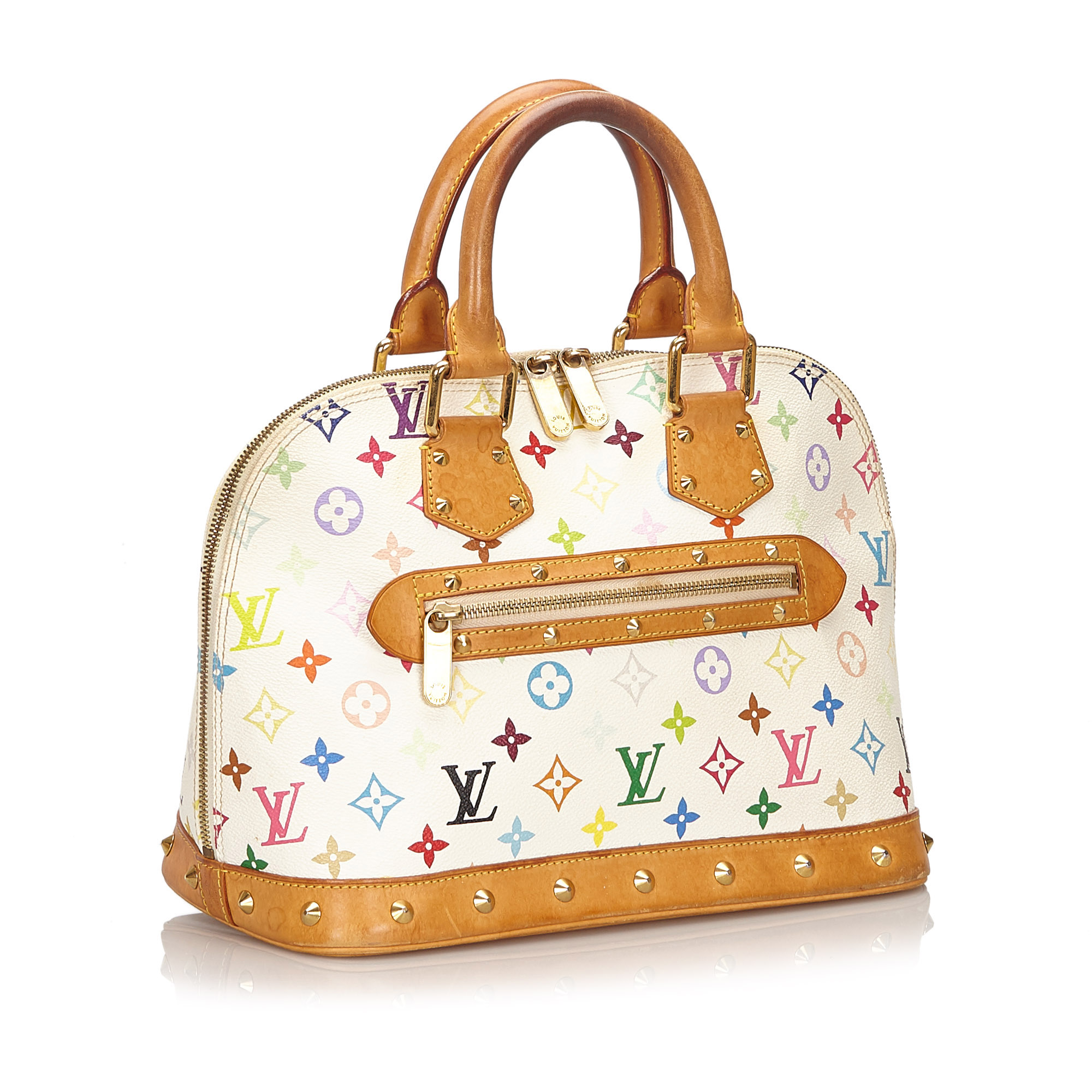 Louis Vuitton Monogram Multicolore Alma PM Handbag, the Alma PM features the Monogram Multicolore - Image 2 of 11