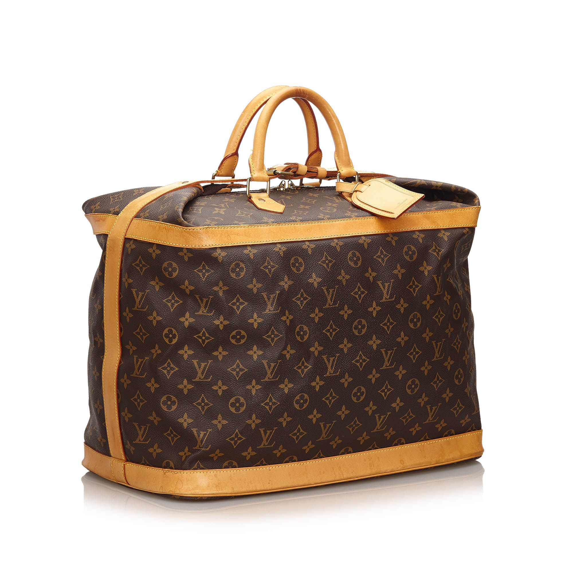 Louis Vuitton Monogram Cruiser 45 Travel Bag, the Cruiser 45 features a monogram canvas body, rol