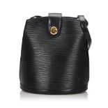 Louis Vuitton Epi Cluny Shoulder Bag, the Cluny features an epi leather body, adjustable shoulder