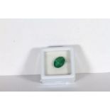 An Oval Cut Loose Emerald, approximately 3.37ct.