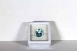 An Oval Cut Loose Blue Topaz, approximately 5.85ct