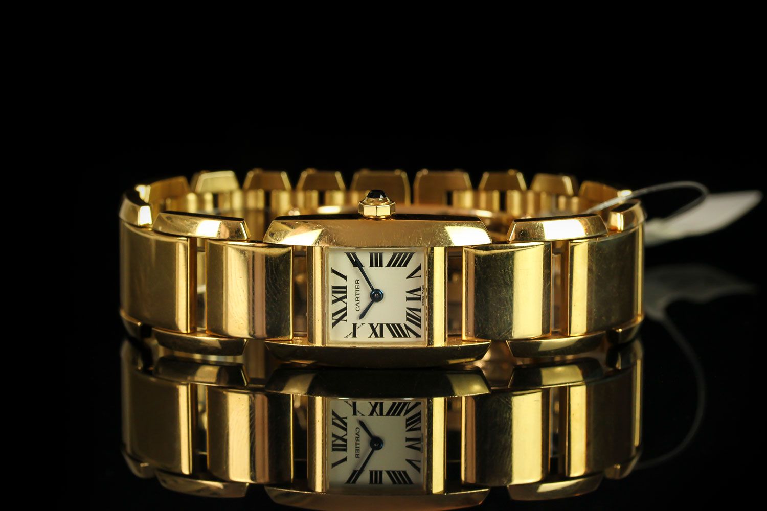 LADIES 18CT CARTIER TANKISSIME MODEL 2800, - Image 2 of 3