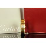 LADIES 18CT CARTIER TANKISSIME MODEL 2800,