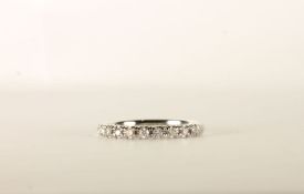 3 Quarter Diamond Eternity Ring, set with round brilliant cut diamonds totalling approximately 0.