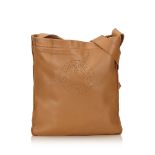 Hermes Leather Clou de Selle Shoulder Bag, the Clou de Selle shoulder bag features a perforated
