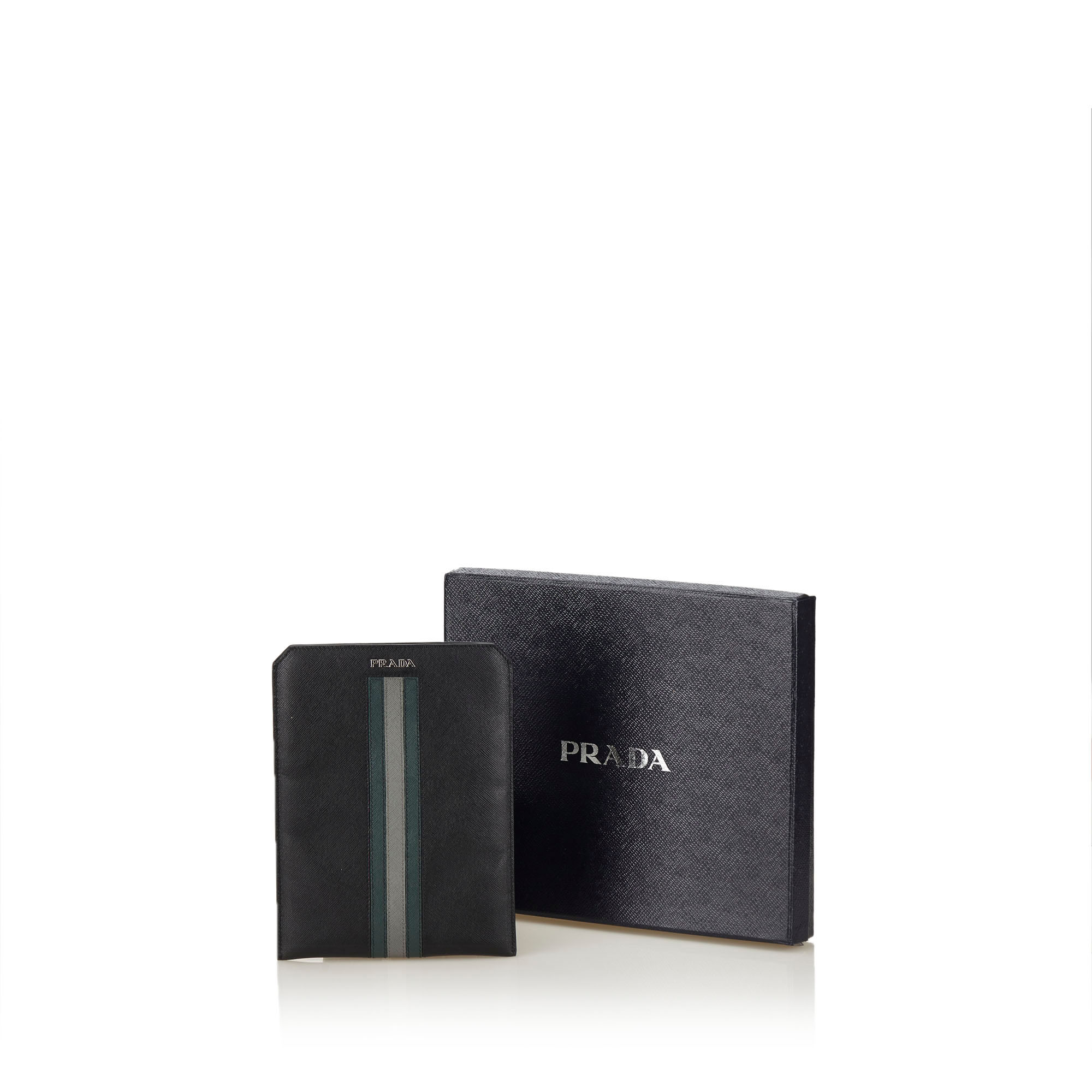 Prada Leather Ipad Case, this Ipad case features a leather body and an open top, comes with a box. - Image 7 of 7