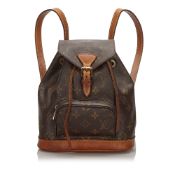 Louis Vuitton Monogram Montsouris MM Backpack, the Montsouris MM features a monogram canvas body,