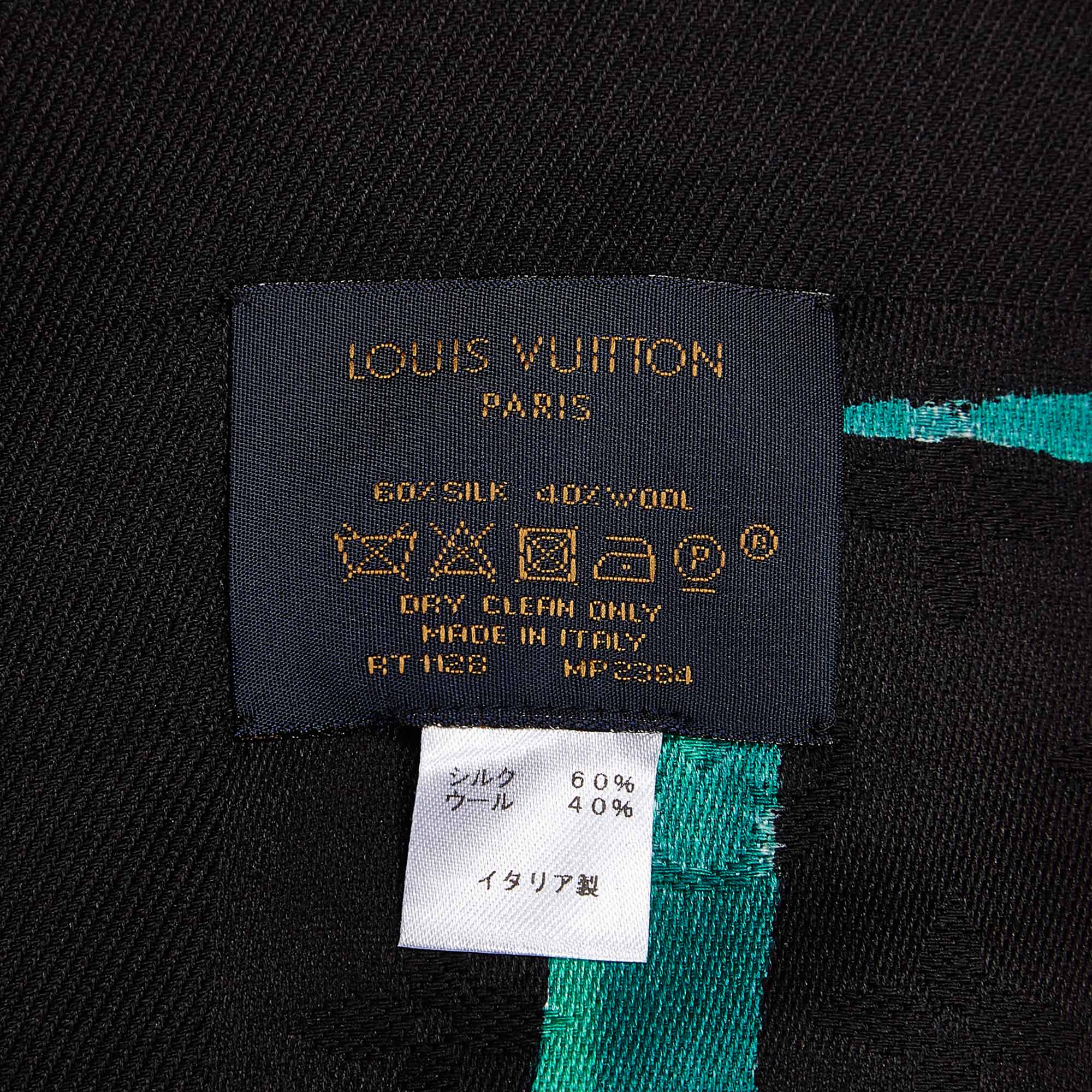 Louis Vuitton Splash Scarf, the Splash scarf features an abstract print on silk and wool, comes with - Image 4 of 6