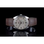 GENTLEMENS LONGINES AUTOMATIC ADMIRAL DAY DATE WRISTWATCH REF. 8345 3 CIRCA 1974, circular grey dial