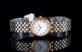 ***TO BE SOLD WITHOUT RESERVE*** LADIES SEIKO QUARTZ WRISTWATCH, circular white dial with black