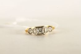 ***TO BE SOLD WITHOUT RESERVE - EX SHOP STOCK*** Diamond Set Ring, stamped 18ct yellow gold,