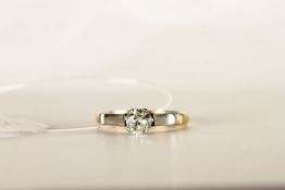 ***TO BE SOLD WITHOUT RESERVE - EX SHOP STOCK*** Diamond Solitaire Ring, stamped 18ct yellow gold