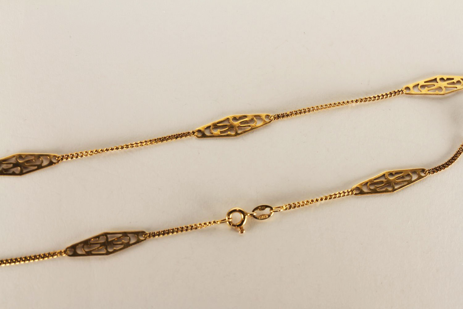 ***TO BE SOLD WITHOUT RESERVE - EX SHOP STOCK*** Gold necklace, stamped 9ct yellow gold, approximate - Image 2 of 2