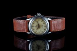 MID SIZE TUDOR OYSTER PRINCE 31 WRISTWATCH REF. 7810, circular patina dial with gold hour markers