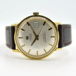 GENTLEMAN'S 1960'S TISSOT VISODATE SEASTAR SEVEN DATE AUTOMATIC, YELLOW GOLD TONE, AUTOMATIC