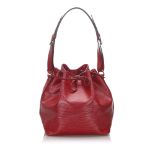 Louis Vuitton Epi Petit Noe Bag, the Petit Noe features an Epi leather, an adjustable shoulder