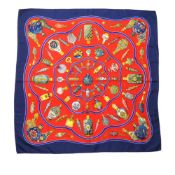 Hermes Pourvu QuOn Ait lIvresse Silk Scarf, the Pourvu QuOn Ait lIvresse scarf features a print on