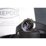 GENTLEMENS IKEPOD ISOPODE CHRONOMETER LTD EDITION 0182/9999 CHRONOGRAPH WRISTWATCH W/ BOX,