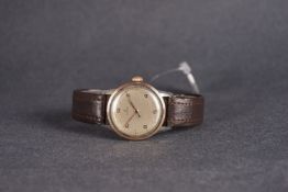 GENTLEMENS OMEGA STEEL & GOLD WRISTWATCH REF. 2300, circular silver dial with arabic numerals and