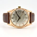 *TO BE SOLD WITHOUT RESERVE* GENTLEMAN'S 1960'S NIVADA AQUADATIC ROSE GOLD TONE, AUTOMATIC ETA 2452,