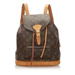 Louis Vuitton Monogram Montsouris MM Bag, the Montsouris MM features a monogram canvas body, a front