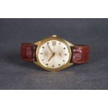 VINTAGE 18CT LONGINES AUTOMATIC ULTRA - CHRON, circular quarted dial with block hour markers, date
