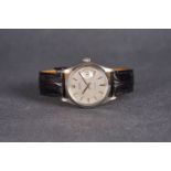 GENTLEMENS ROLEX OYSTER DATE PRECISION WRISTWATCH REF. 6694, circular silver two tone linen dial