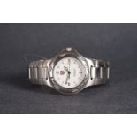 GENTLEMENS TAG HEUER KIRIUM PROFESSIONAL WRISTWATCH, circular white dial with dot hour markers and