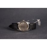 GENTLEMENS TUDOR OYSTER PRINCE WRISTWATCH REF. 7965, circular silver linen dial with stick hour