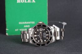 GENTLEMENS ROLEX OYSTER PERPETUAL DATE SUBMARINER WRISTWATCH W/ PAPERS REF. 1680 CIRCA 1969,