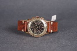 RARE GENTLEMENS BREITLING CHRONOMAT X SINGER SIGNED DIAL CHRONOGRAPH WRISTWATCH REF. 769 CIRCA