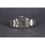 GENTLEMENS ROLEX OYSTER PERPETUAL EXPLORER PRECISION WRISTWATCH REF. 5500, circular black restored