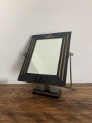 VINTAGE ROLEX SHOWROOM MIRROR CIRCA 1950/60, rectangular mirror approx. 18x24cm, black gold