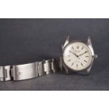 GENTLEMENS ROLEX OYSTER PRECISION OVERSIZE WRISTWATCH W/ ROLEX 7836 BRACELET REF. 6424, circular