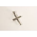 Diamond Set Cross Pendant, set with round brilliant cut diamonds totalling approximately 0.50ct,