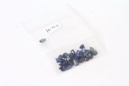 Mixed loose sapphires, 14.78ct