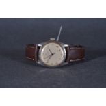 GENTLEMENS ROLEX OYSTER CHRONOMETRE WRISTWATCH REF. 4365 CIRCA 1959, circular silver dial with